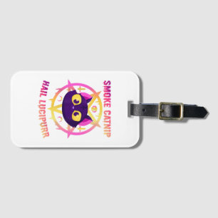 Rauch Catnip Hail Lucipurr, Funny Satanic Cat Kitt Gepäckanhänger