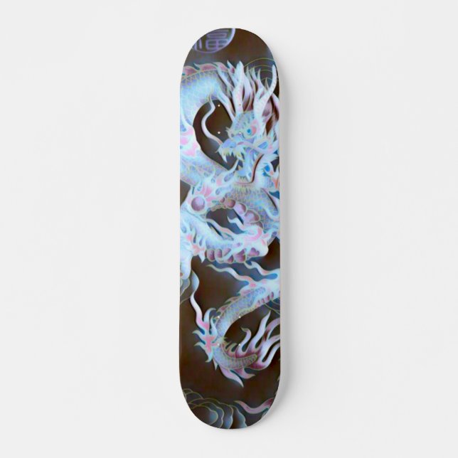Rauch-Drache-Element-kundenspezifisches Skateboard (Vorne)