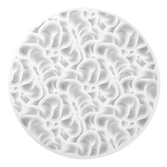 Rauch-Keramik Keramikknauf (Vorderseite)