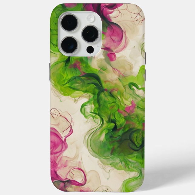 Rauch-Kunst Case-Mate iPhone Hülle (Rückseite)