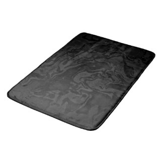 Rauch monochrome schwarze Wirbel Badematte