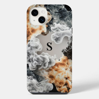 Rauch Monogram iPhone Case 14 Plus Hülle