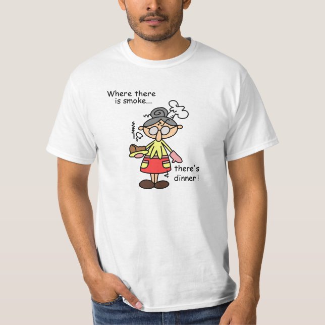 Rauch und Abendessen T-Shirts und Geschenke (Vorderseite)