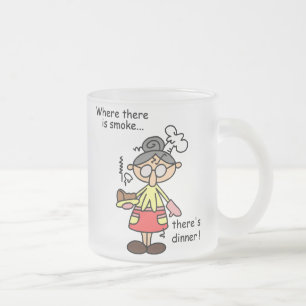 Rauch und Abendessen T-Shirts und Geschenke Mattglastasse