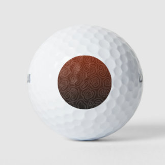 Rauch und Feuer Golfball
