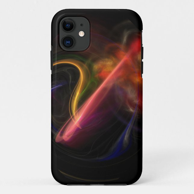 Rauch und Flammen abstrakte Art iPhone 5 Fall Case-Mate iPhone Hülle (Rückseite)