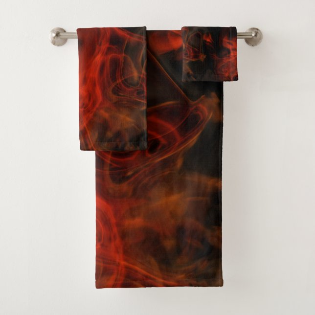 Rauch und Flammen Badhandtuch Set (Insitu)