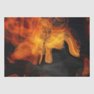 Rauch und Flammen Seidenpapier