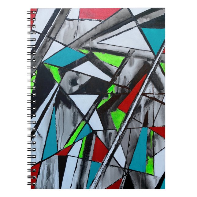 Rauch- und SpiegelNotebook Notizblock (Vorderseite)