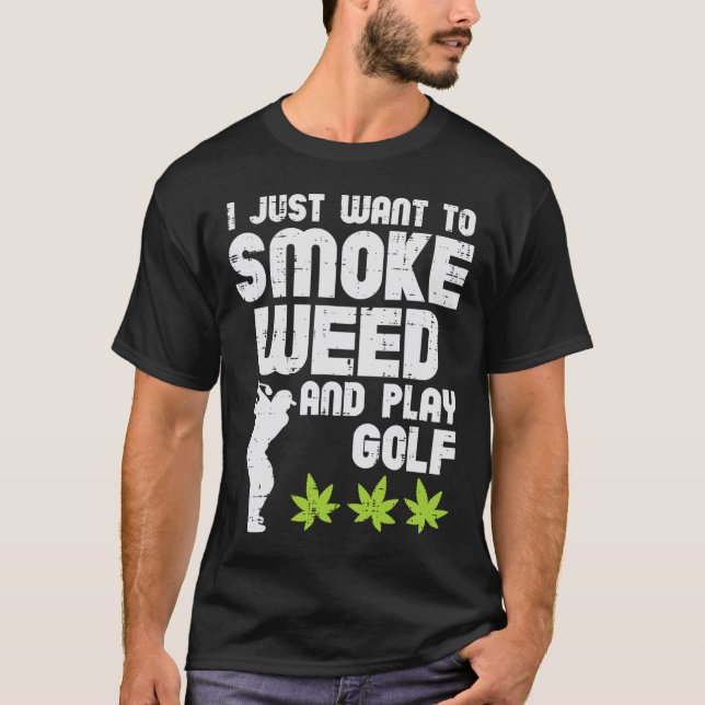 Rauch Week Golf Golfspielen Golfer Der Golfer Ston T-Shirt (Vorderseite)
