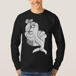 Rauch wie ein Fischgetränk wie ein Kamin. T-Shirt