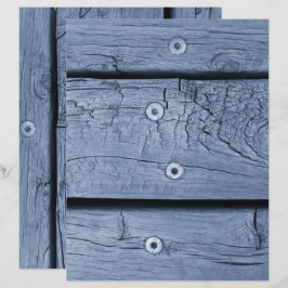 Rauchblaue Holzplanken Scrapbook Papier