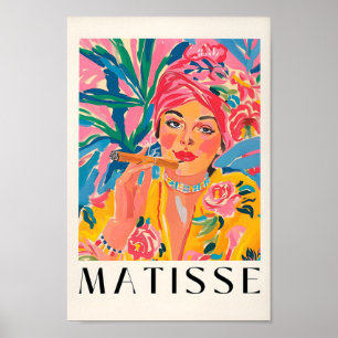 Rauchen Frauenposter, Matisse Print, Kubanischer Z Poster