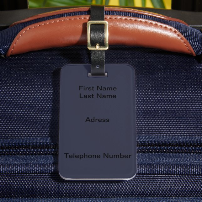 rauchen gepäckanhänger (Vorderseite Insitu 2)