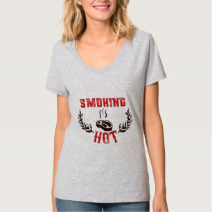 Rauchen Hot GRILLEN Kochen T - Shirt