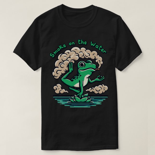 Rauchen im Wasser 1 T-Shirt (Design vorne)