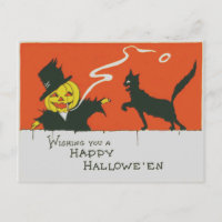Rauchen Jack O' Lantern Black Cat