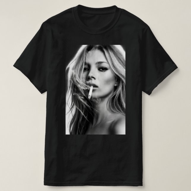 Rauchen Kate Iconic Pose Klassischer T - Shirt (Design vorne)