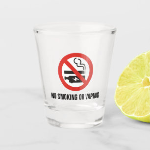 Rauchen oder Tauchen Schnapsglas