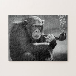 Rauchen Schimpanse, Jigsaw Puzzle
