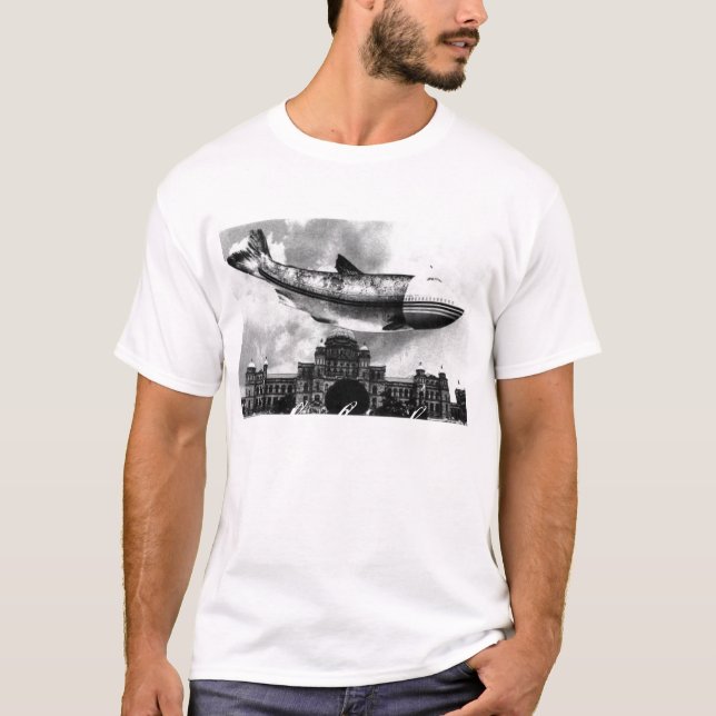 rauchen Sie die Lachse T-Shirt (Vorderseite)