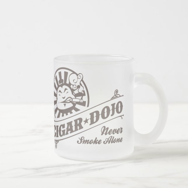 Rauchen Sie nie allein Mattglastasse (Rechts)