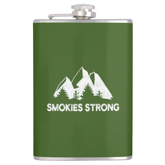 Rauchen stark flachmann (Vorderseite)