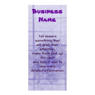 Rauchen über Personalisiertes Geschäft mit Viole Werbekarte