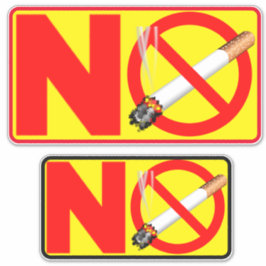 Rauchen verboten aufkleber