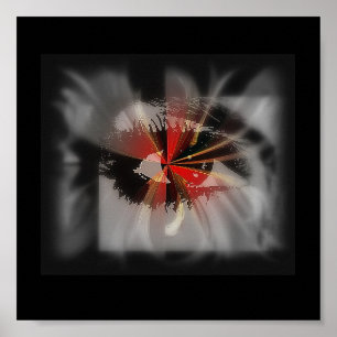 Rauchen wird gedruckt poster