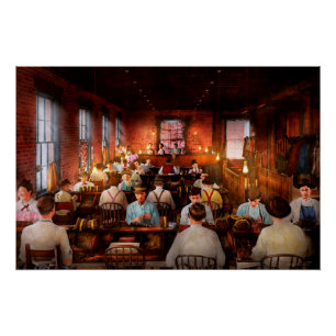 Rauchen - Zigarren - handgewalzte Zigarren 1909 Poster