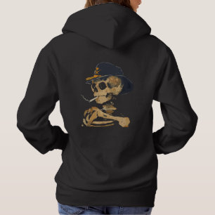 Rauchender Cowboy-Skelett Hoodie