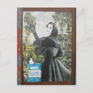 Rauchender Giraffe Postkarte