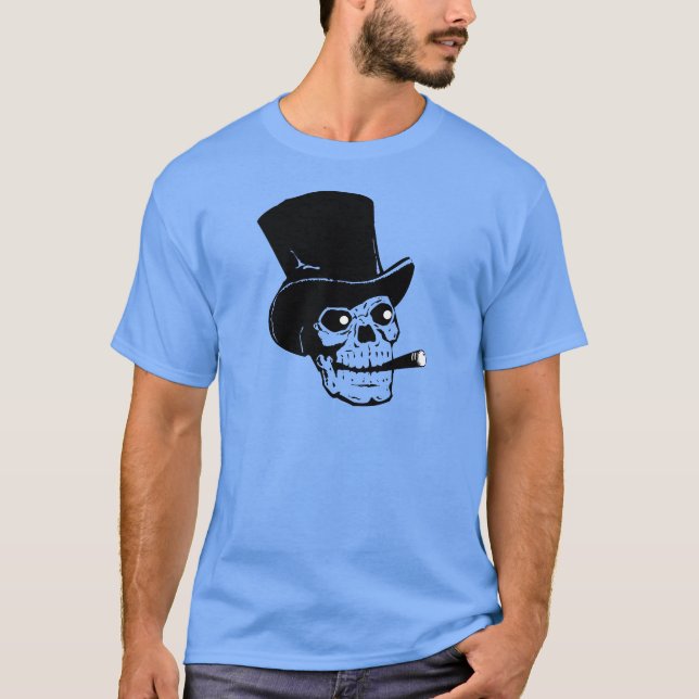Rauchender Schädel T-Shirt (Vorderseite)