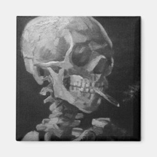 Rauchender Skeleton Magnet