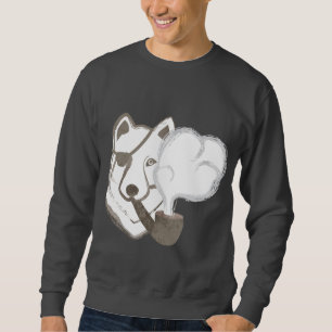 Rauchender Wolf Sweatshirt
