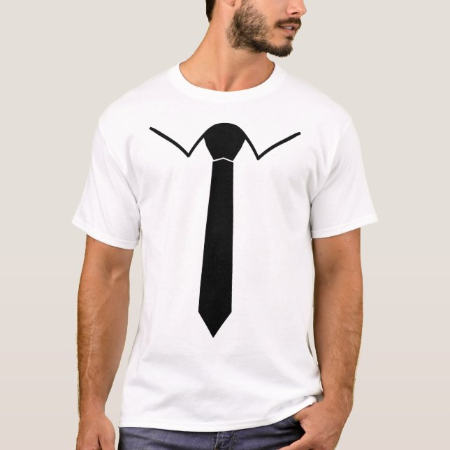 Rauchendes Anzug Bowtie T-Shirt (Vorderseite)