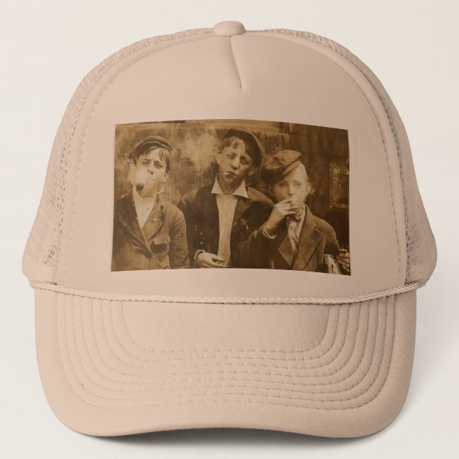 Raucher-Truckerhut Truckerkappe (Vorderseite)