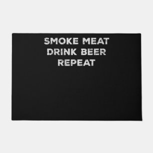 Räucherfleisch - Bieraufstrich Funny GRILLEN Lov Fußmatte