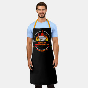 Rauchergrill-Pit-Grill-Barbecue-Unternehmen anpass Schürze