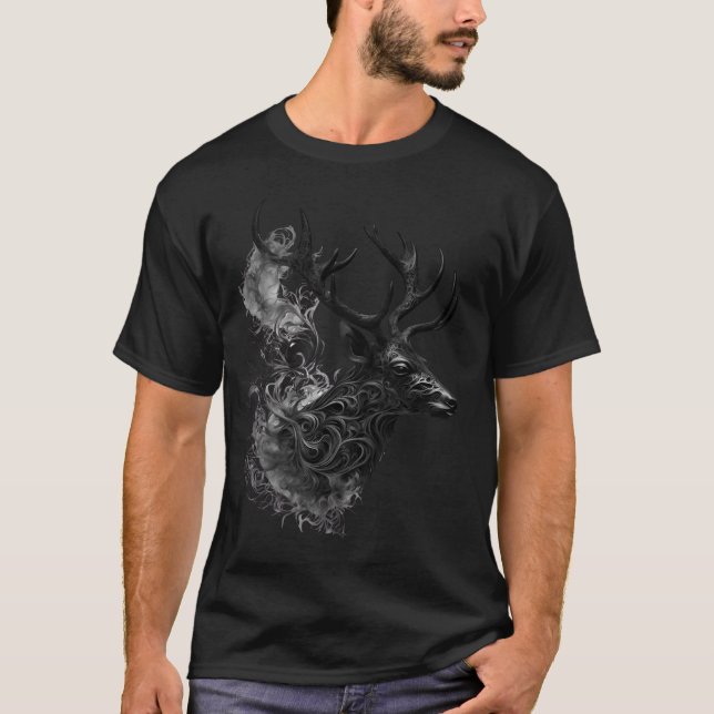 Räucherhirsche T-Shirt (Vorderseite)