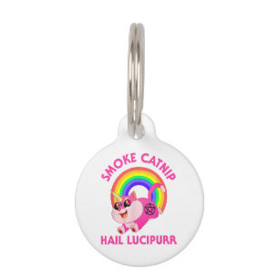Räucherkatze Hail Lucipurr, Funny Satan Cat Unicor Haustiermarke