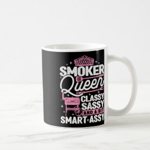 Raucherkönigin Cly Sy Smart Y Rauchen Grillen Frau Kaffeetasse