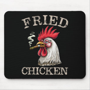 Räucherndes Huhn Grafische Weed Men Frauen Mousepad