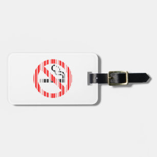 Raucherverbot-Barcode-Schild Barcode-Musterdesign Gepäckanhänger