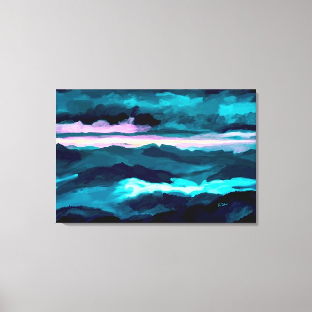 Rauchgebirge Leinwanddruck (Vorderseite)