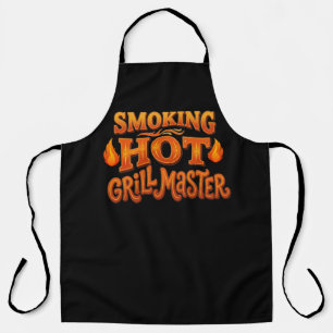 Rauchheißer Grillmeister-Schürze - Flirtender BBQ- Schürze