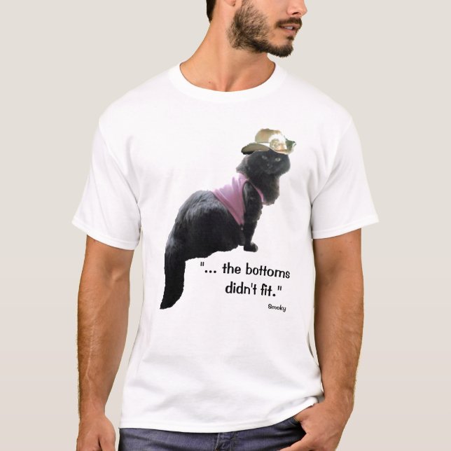 Rauchig im Cowboyhut T-Shirt (Vorderseite)