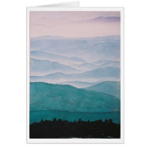 rauchige Berge