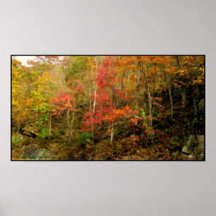 Rauchige Berge Tennessee im Fall Poster